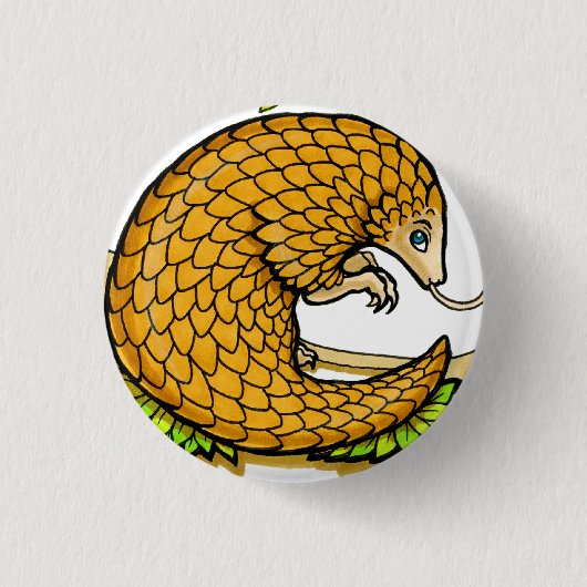 Prinz des Pangolins-Knopfes Button (Vorderseite)