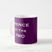 Prinz des PMO-Mann-Projektleiter-lustigen Kaffeetasse (Vorderseite Links)