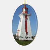 Prinz Edward Insel-Leuchtturm Keramik Ornament (Links)