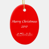 Prinz Edward Insel-Leuchtturm Keramik Ornament (Hinten)