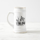 Prinz Eugen Sailors Stein Bierglas (Links)