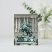 Prinz Eugene von Savoy Postkarte (Stehend Vorderseite)