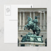 Prinz Eugene von Savoy Postkarte (Vorne/Hinten)