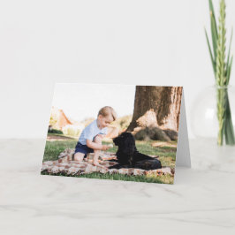 Prinz George mit Hund Karte