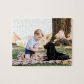 Prinz George mit Hund Puzzle (Horizontal)