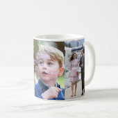 Prinz George u. William-Prinzessin Charlotte u. Kaffeetasse (VorderseiteRechts)