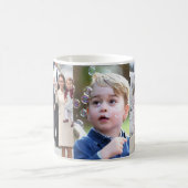 Prinz George u. William-Prinzessin Charlotte u. Kaffeetasse (Mittel)