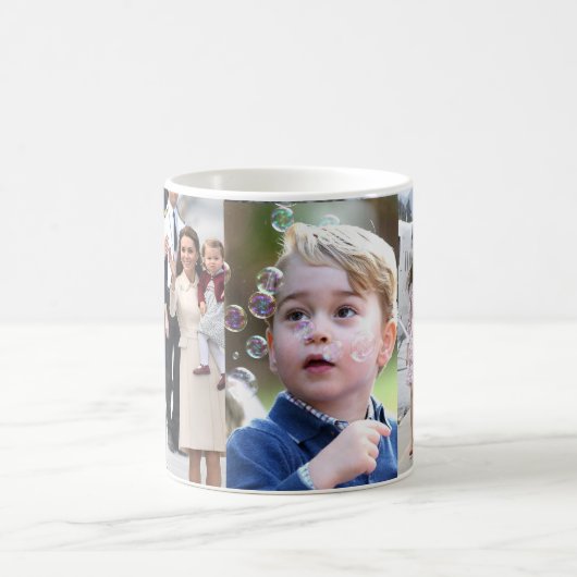 Prinz George u. William-Prinzessin Charlotte u. Kaffeetasse (Mittel)