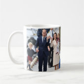Prinz George u. William-Prinzessin Charlotte u. Kaffeetasse (Links)