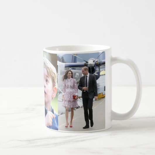 Prinz George u. William-Prinzessin Charlotte u. Kaffeetasse (Rechts)