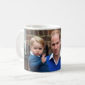 Prinz George und Prinz William Kaffeetasse (Vorderseite Links)