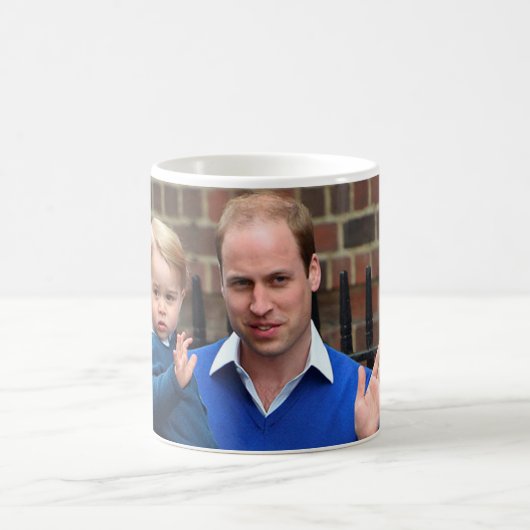 Prinz George und Prinz William Kaffeetasse (Mittel)