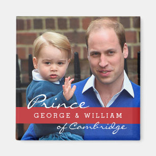 Prinz George und Prinz William Magnet