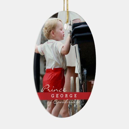 Prinz George von Cambridge Keramik Ornament (Rechts)