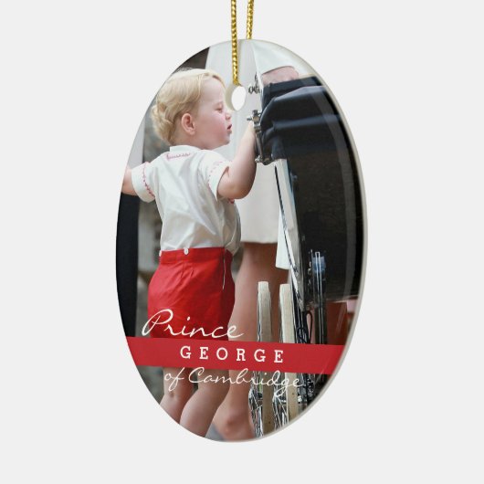 Prinz George von Cambridge Keramik Ornament (Links)