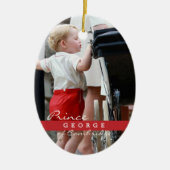 Prinz George von Cambridge Keramik Ornament (Vorne)