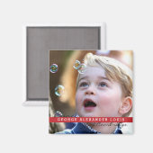 Prinz George von Cambridge Magnet (Vorderseite/Rückseite)