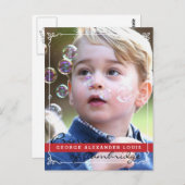 Prinz George von Cambridge Postkarte (Vorne/Hinten)