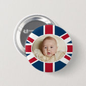 Prinz George - William u. Kate Button (Vorne & Hinten)