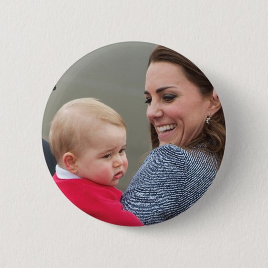 Prinz George - William u. Kate Button (Vorderseite)