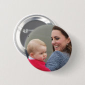 Prinz George - William u. Kate Button (Vorne & Hinten)