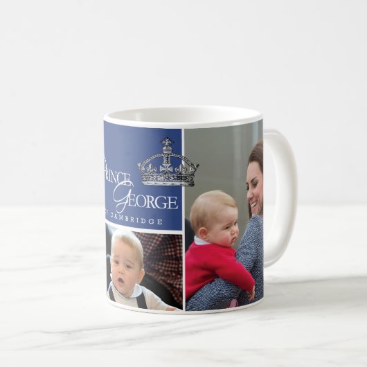 Prinz George - William u. Kate Kaffeetasse (VorderseiteRechts)