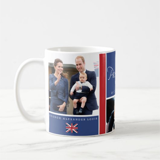 Prinz George - William u. Kate Kaffeetasse (Links)