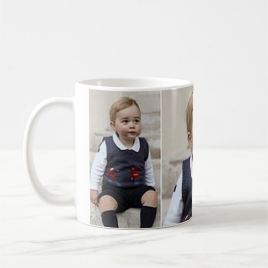 Prinz George - William u. Kate Kaffeetasse (Links)