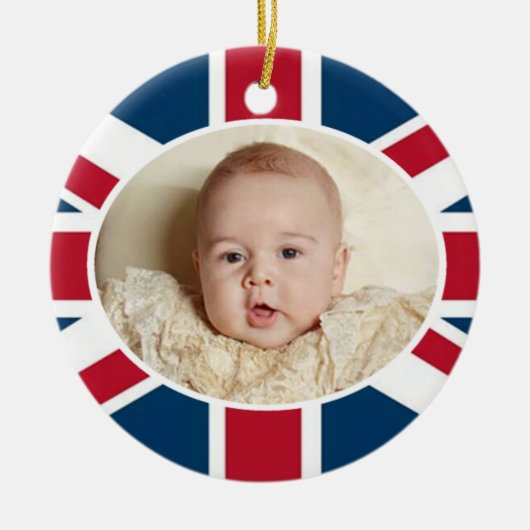 Prinz George - William u. Kate Keramik Ornament (Vorne)