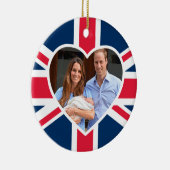 Prinz George - William u. Kate Keramikornament (Rechts)