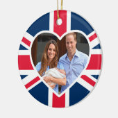 Prinz George - William u. Kate Keramikornament (Links)
