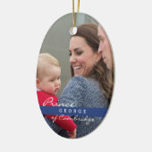 Prinz George - William u. Kate Keramikornament (Links)