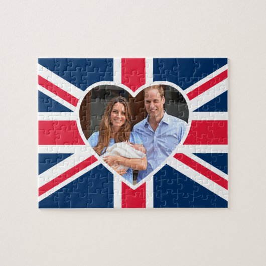 Prinz George - William u. Kate Puzzle (Horizontal)