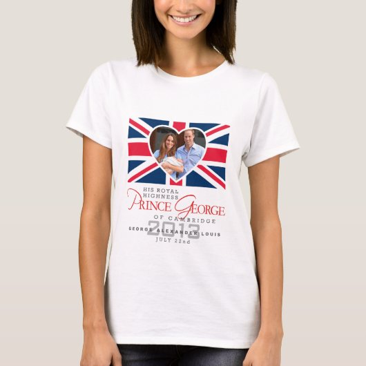 Prinz George - William u. Kate T-Shirt (Vorderseite)