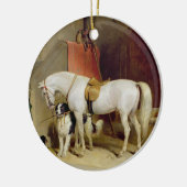 Prinz Georges Favourites (Öl auf Leinwand) Keramik Ornament (Links)