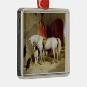 Prinz Georges Favourites (Öl auf Leinwand) Silbernes Ornament (Rechts)