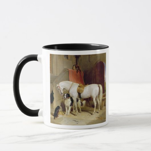 Prinz Georges Favourites (Öl auf Leinwand) Tasse (Links)