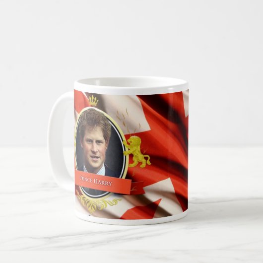 Prinz Harry Historical Mug Kaffeetasse (Vorderseite Links)