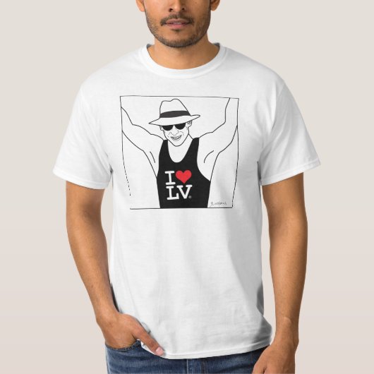 Prinz Harry Loves Las Vegas T-Shirt (Vorderseite)