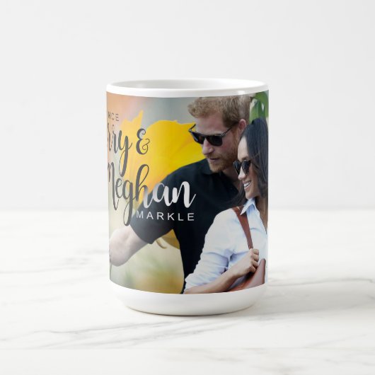 Prinz Harry u. Meghan Markle Kaffeetasse (Mittel)