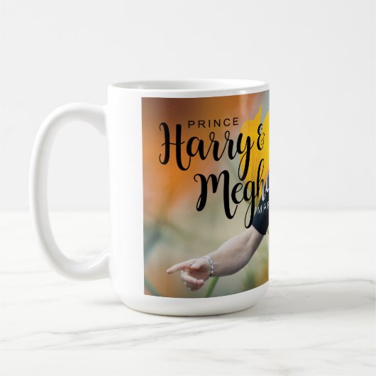 Prinz Harry u. Meghan Markle Kaffeetasse (Links)