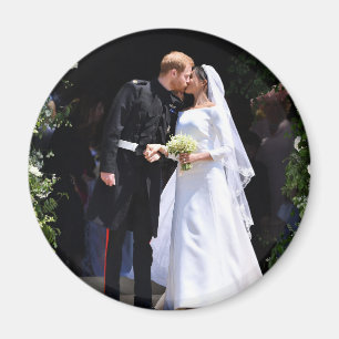 Prinz Harry und Meghan Markle königliche Hochzeit Magnet
