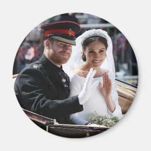 Prinz Harry und Meghan Markle königliche Hochzeit Magnet