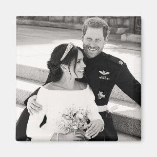 Prinz Harry und Meghan Markle königliche Hochzeit Magnet