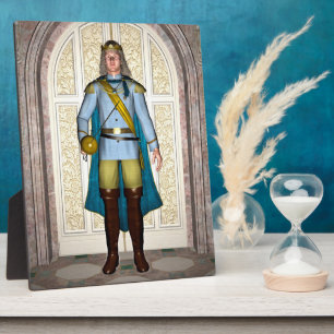 Prinz im Palast von Fairytale Fotoplatte