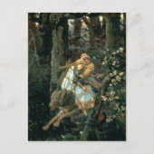 Prinz Ivan über den grauen Wolf, 1889 Postkarte (Vorderseite)