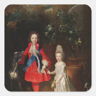 Prinz James Francis Edward Stuart Quadratischer Aufkleber