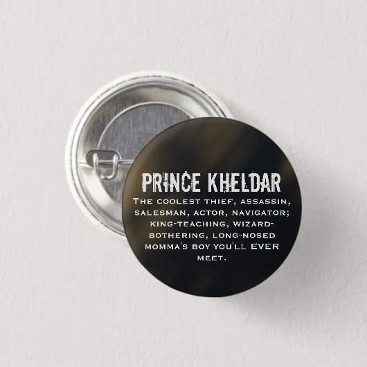 Prinz Kheldar Button (Vorne & Hinten)