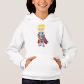 Prinz, König, Ritter, Schwert, Krone, blondes Haar Hoodie (Vorderseite)