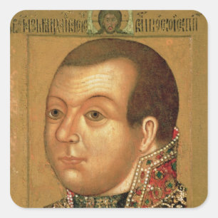Prinz M.V. Skopin-Shuyski, Anfang des 17. Quadratischer Aufkleber